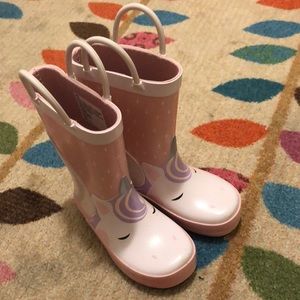 Cat and Jack rain boots size 7 never worn
